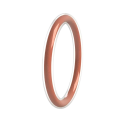 O-RING 8X2 FEP/VMQ