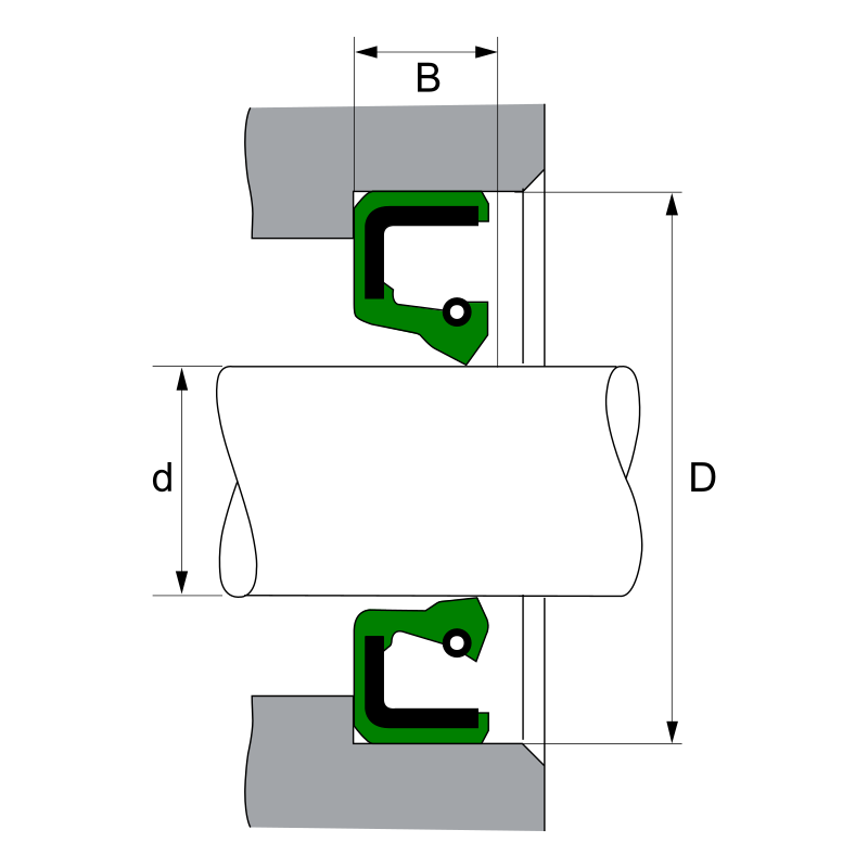 SIMERING 10X15X3 KF NBR